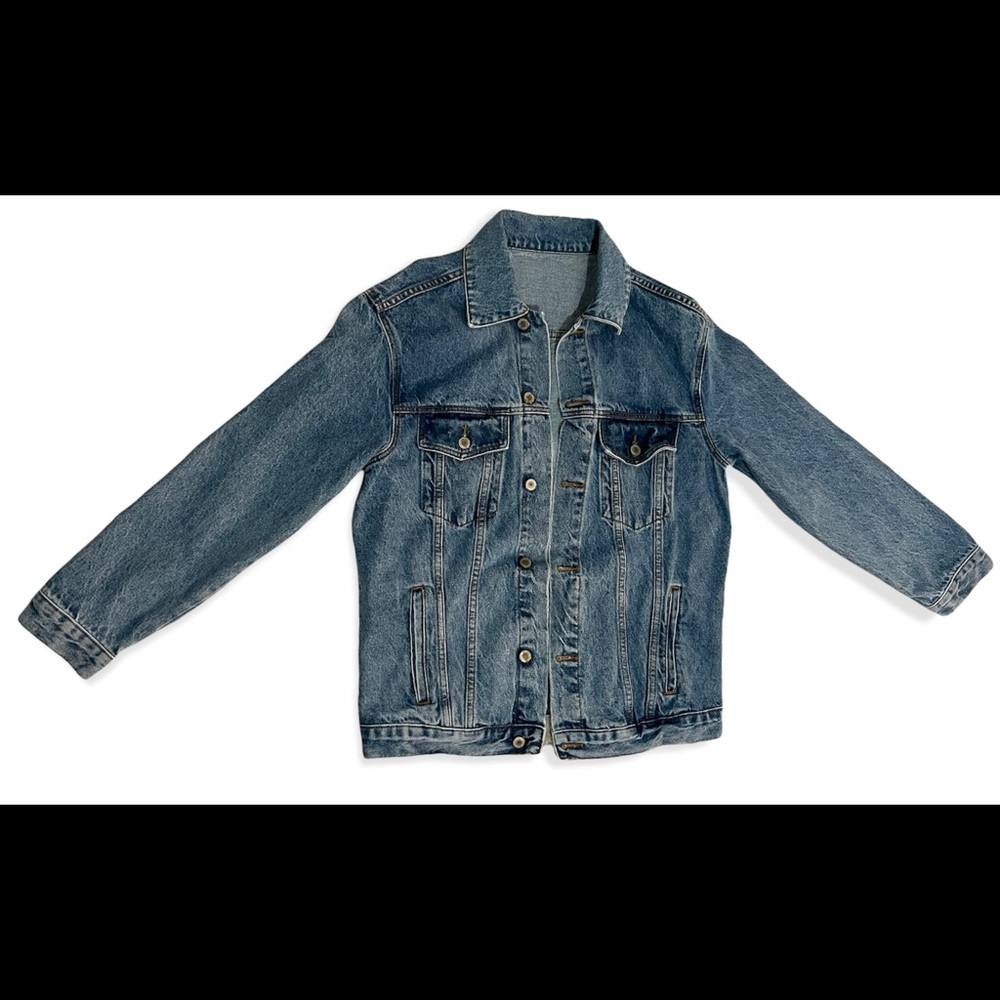 Oversized denim jacket
